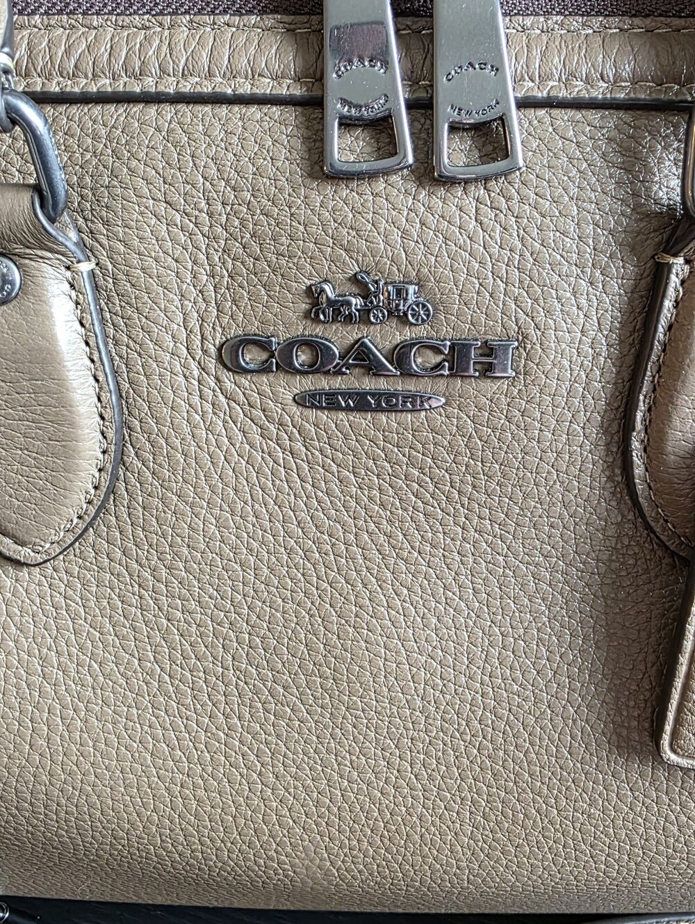 Coach Large Rowan In Stone - Picture 7 of 9